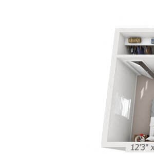 2 Bedroom Townhome with Drive Under Garage (expanded)